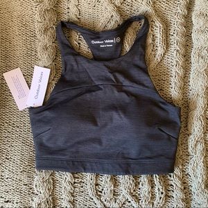 NWT Outdoor Voices Move Free Crop Top